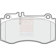 Apec Black Front Brake Pad Set fits Mercedes-Benz Cls 2011-2017