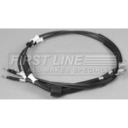 First Line Handbrake Cable Left Rear fits Opel Meriva A 2003-2010 1.6 1.7 1.8