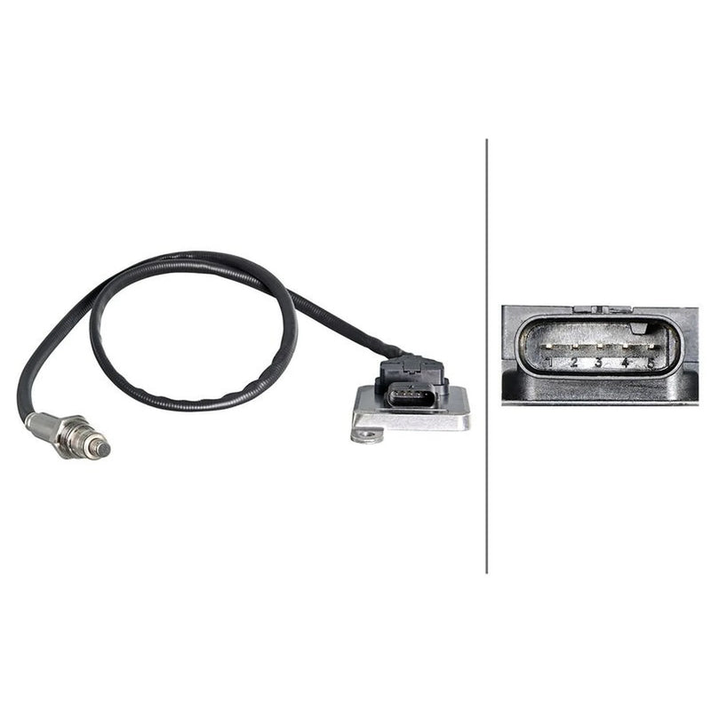 Hella AdBlue NOx Sensor fits Mercedes-Benz C-Class 2014-2018