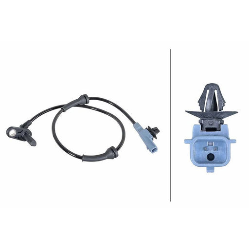 Hella ABS Wheel Speed Sensor Rear fits Nissan Micra IV 2010-2020 1.2