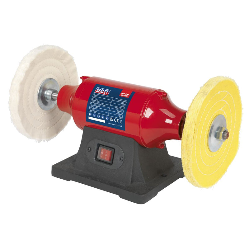 Sealey Bench Mounting Buffer/Polisher200mm 550W/230V BB2002 Sealey - Dynamic Drive