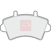 Apec Front Brake Pad Set fits Nissan Interstar 2002-2006
