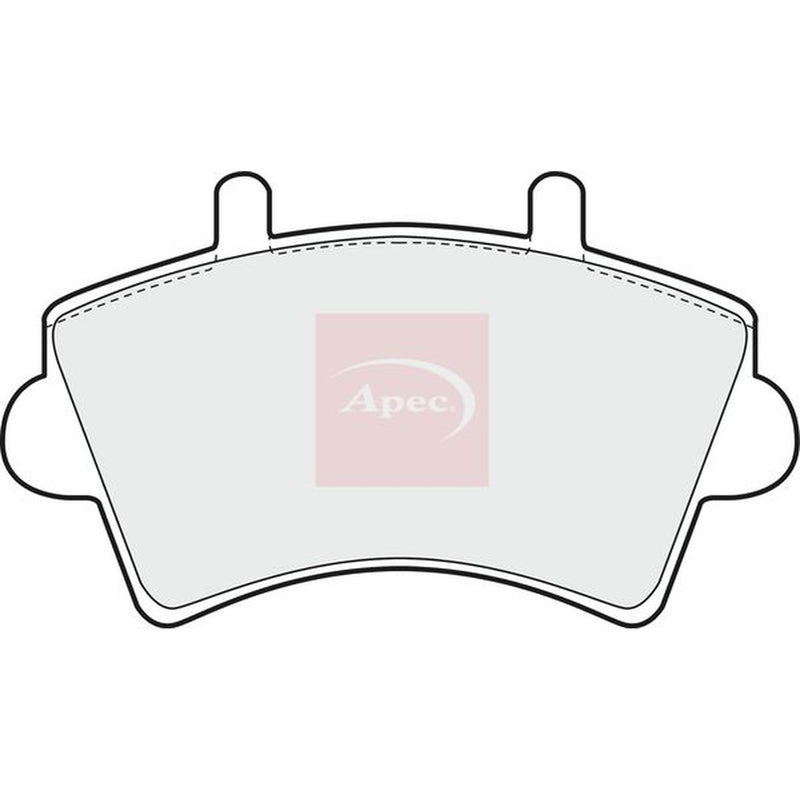 Apec Front Brake Pad Set fits Nissan Interstar 2002-2006