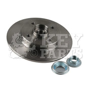 Key Parts Front & Rear Brake Discs & Pads fits Peugeot 208 I 2012-2019 1.6
