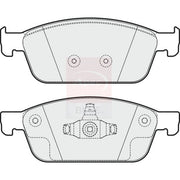 Apec Front Brake Pad Set PD3371