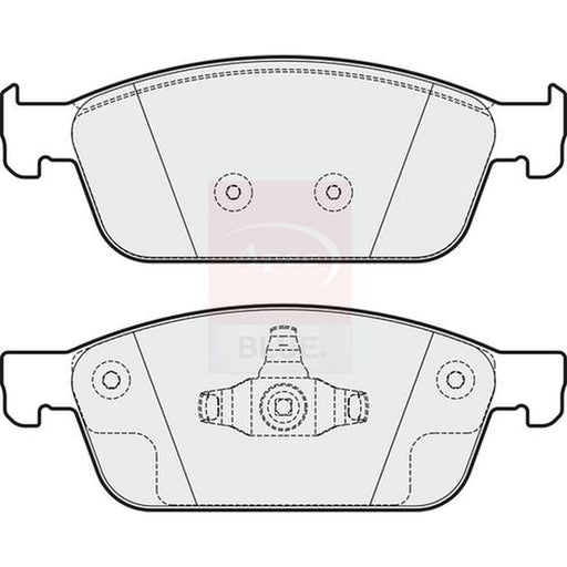 Apec Front Brake Pad Set fits Ford Focus III 2011-2020 2.0