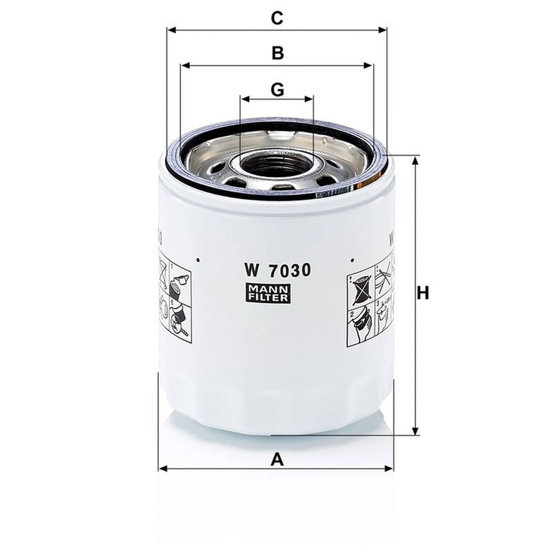 MANN-FILTER Service Kit with Air & Oil Filters fits Suzuki Grand Vitara II