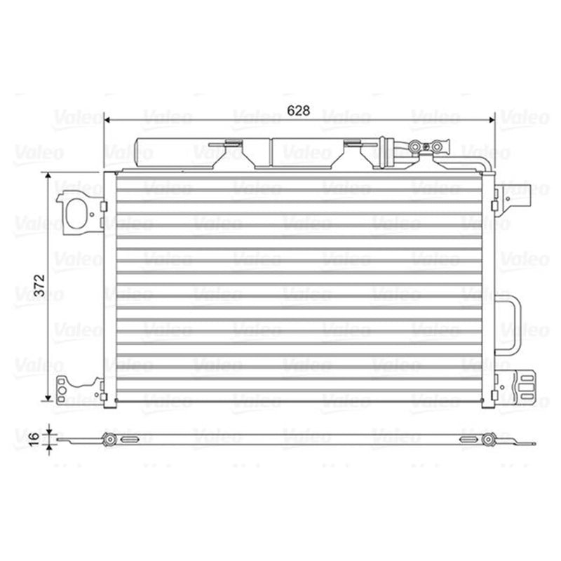 Valeo Air Conditioning Condenser 818200