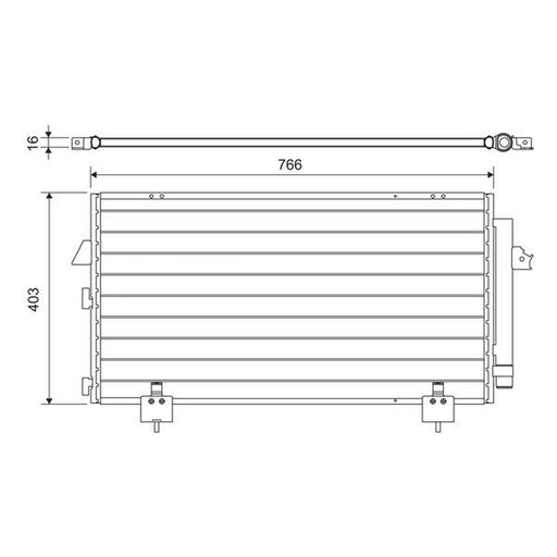 Valeo Air Conditioning Condenser 814218