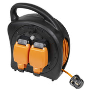 Sealey 30m Weatherproof Extension Reel GCR30 with Thermal Trip