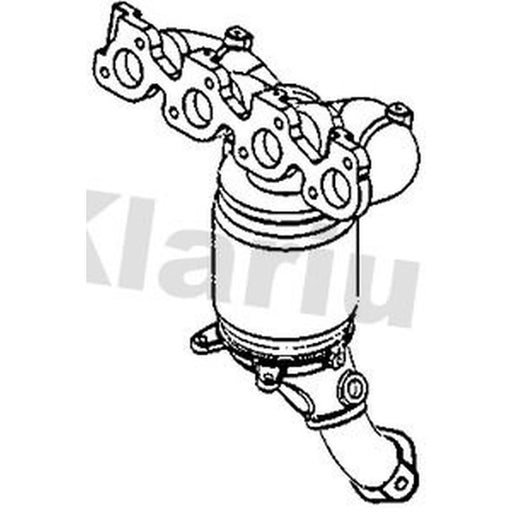 Klarius Catalyst Type Approved fits Mazda 2 2007-2015 1.5