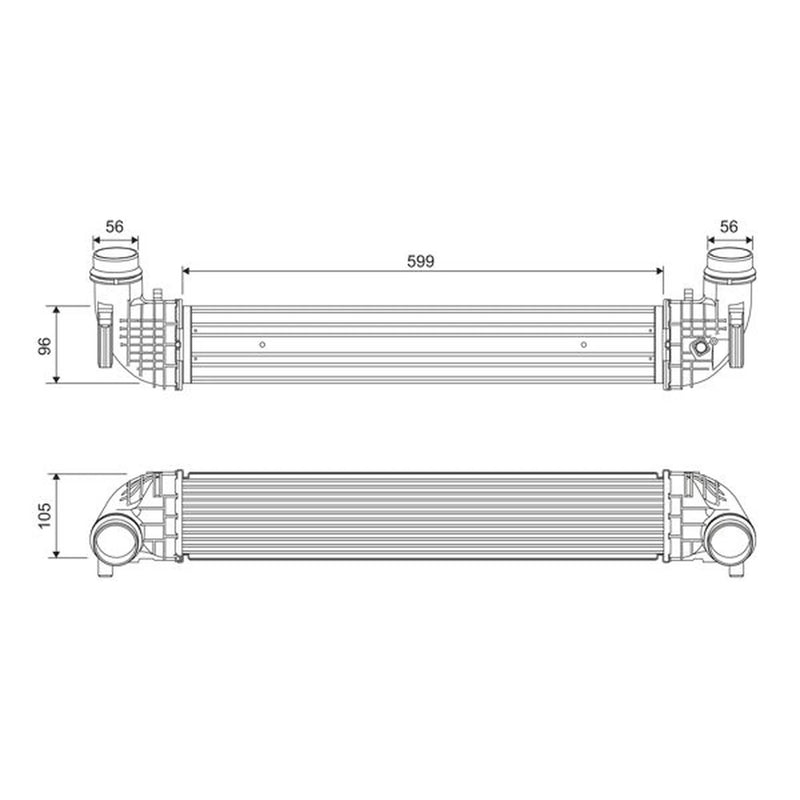 Valeo Intercooler (Charge Air Cooler) 818690