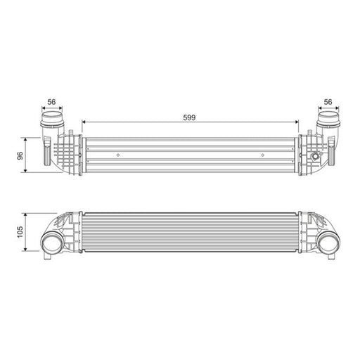 Valeo Intercooler (Charge Air Cooler) 818690
