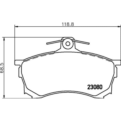 Mintex Front Brake Discs & Pads fits Mitsubishi Carisma 1995-2006 1.6 1.9