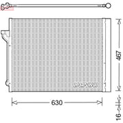 Denso Air Conditioning Condenser DCN05029
