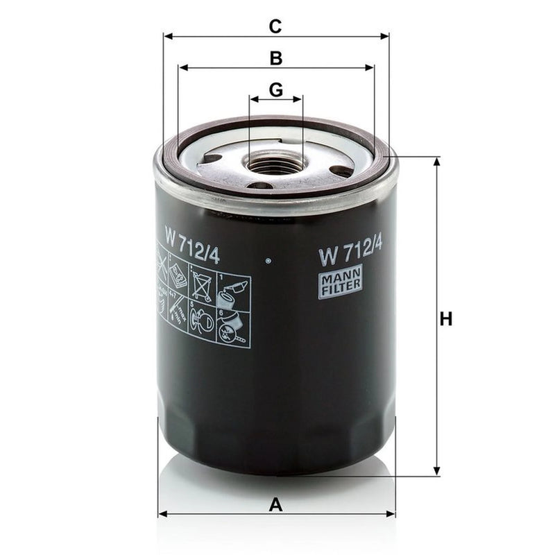 MANN-FILTER Service Kit with Air & Oil Filters fits Mccormick X4 2013 on