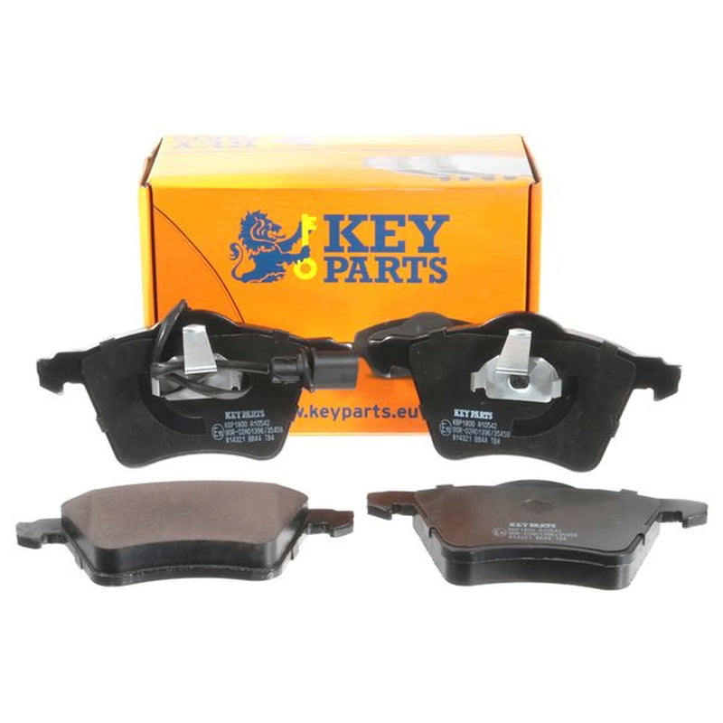 Key Parts 4 x Front Brake Pad Set fits Ford Galaxy 2000-2006 1.9 2.3