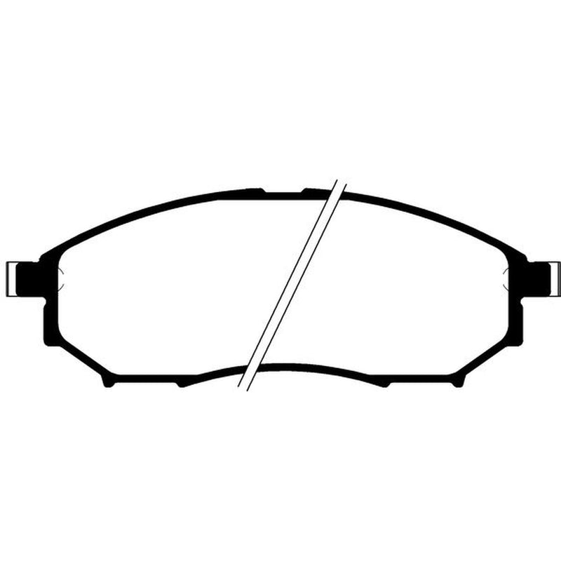 Abtex Front Brake Pad Set fits Infiniti Ex 2008 on