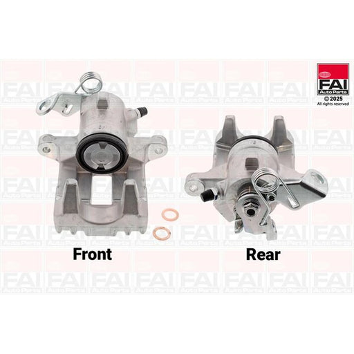 FAI Brake Caliper Assembly Rear Left fits Audi A1 2010-2018 1.0 1.2 1.4 1.6 2.0
