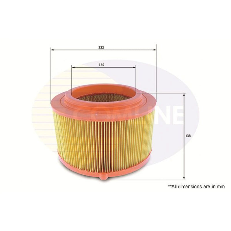 Comline Engine Air Filter fits Ford Ranger 2011 on 2.2 2.5 3.2