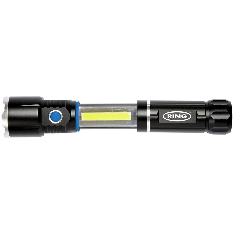 CCA Ring Telescopic LED Torch with Lamp - RT5195 Ring Automotive - Dynamic Drive