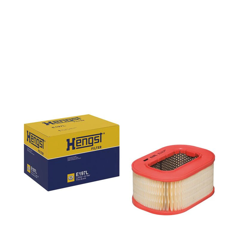Hengst Engine Air Filter fits Mercedes-Benz 124 1986-1993 124.133 124.333