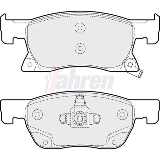 Fahren Front Brake Pad Set FBP3781