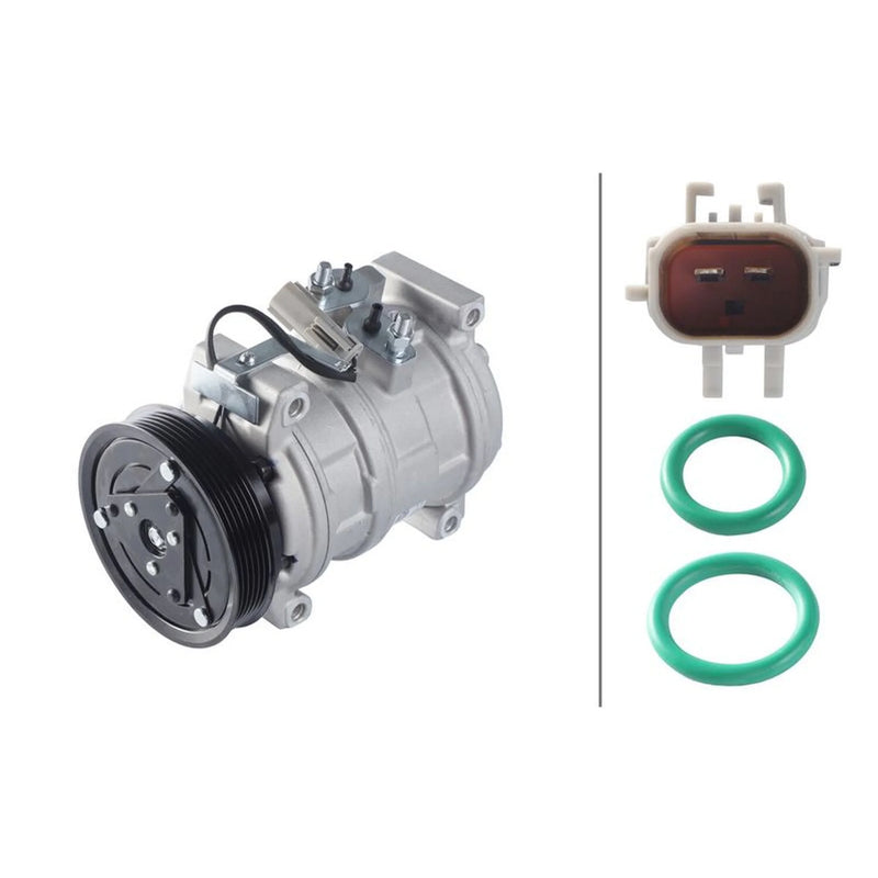 Hella Air Conditioning Compressor fits Chrysler Voyager 2000-2008 2.5 2.8