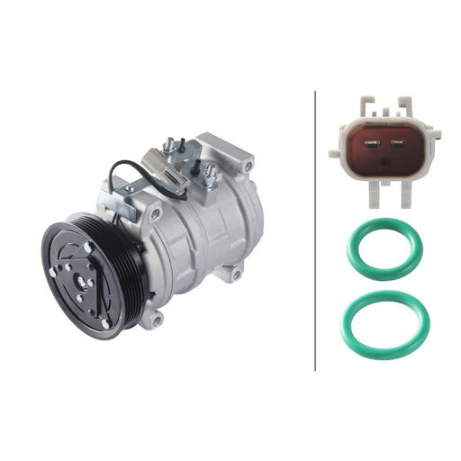 Hella Air Conditioning Compressor fits Chrysler Voyager 2000-2008 2.5 2.8