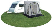 Quest Falcon Pro 220 Poled Porch Caravan Awning Grey Quest Leisure - Dynamic Drive