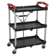 Sealey Folding Workshop Trolley 3-Level CX314 Sealey - Dynamic Drive