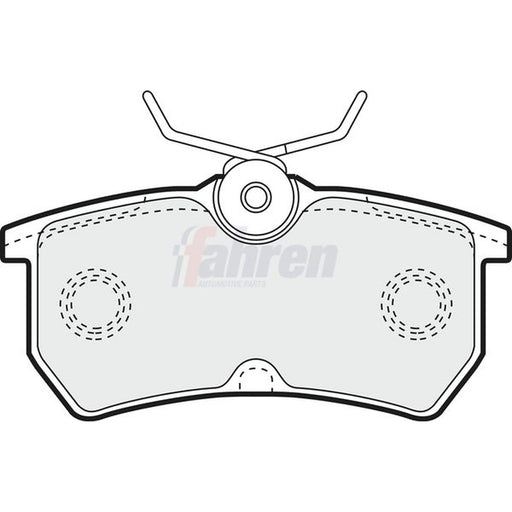 Fahren Rear Brake Pad Set FBP3040