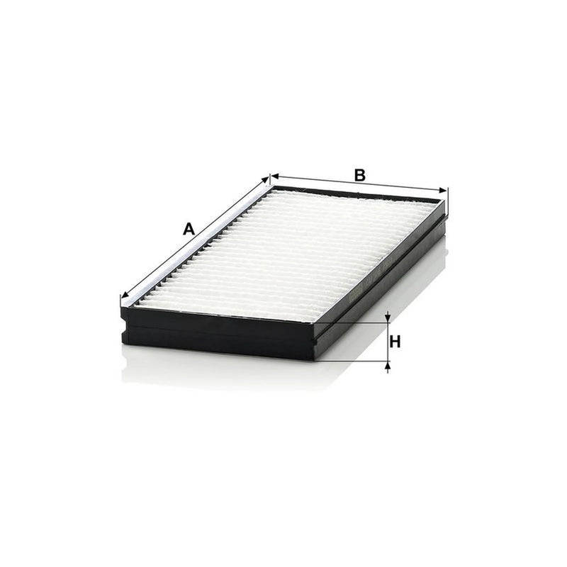 MANN-FILTER Cabin Air Filter (Pollen Filter) behind the glove fits Kia Carens I