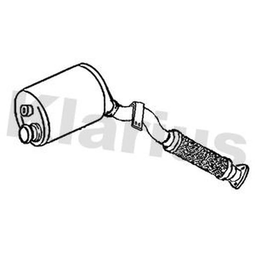 Klarius Catalyst Type Approved With Pipe fits VW Touareg 2003-2010 2.5