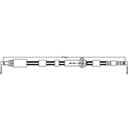 Juratek Brake Hydraulic Hose Line Front Right JBH1181R
