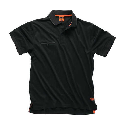 Scruffs Worker Polo Black XXL Scruffs - Dynamic Drive