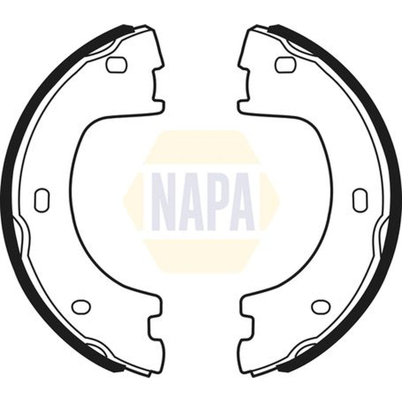 NAPA Parking Brake Shoe Set fits Mercedes-Benz Sprinter 3,5-T Bus 2011-2016