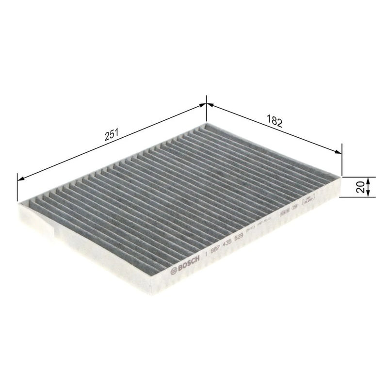 Bosch Cabin Air Filter (Pollen Filter) fits Renault Koleos I 2008-2013 2.0 2.5