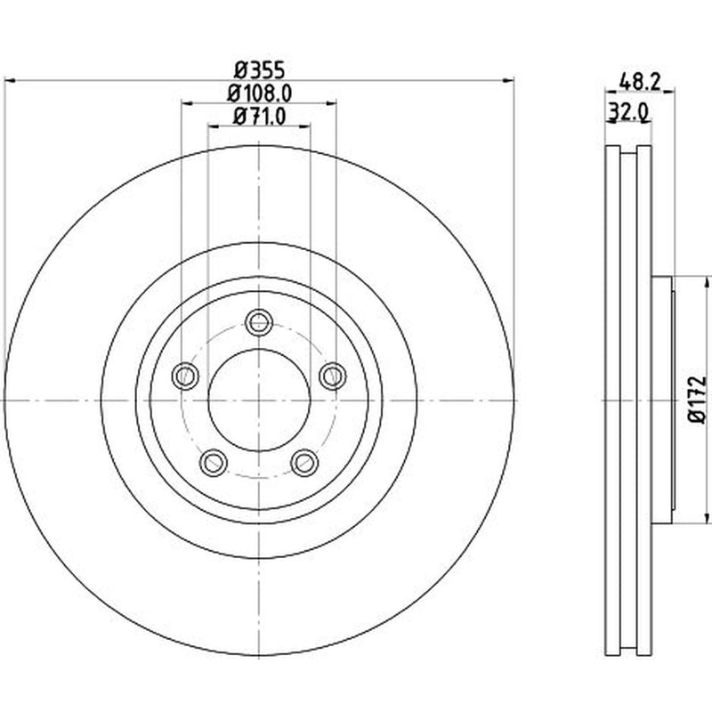 Mintex Front & Rear Brake Discs & Pads fits Jaguar F-Type 2012-2015 3.0 5.0