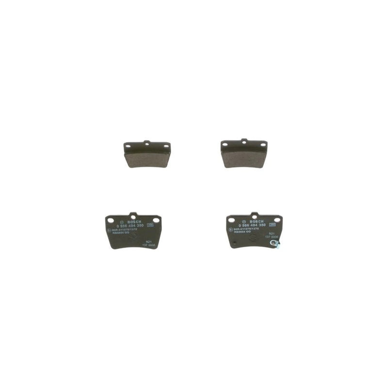 Bosch Front & Rear Pads fits Toyota Rav 4 2000-2005 1.8 2.0