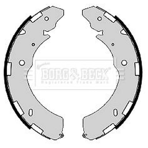 Borg & Beck Brake Shoe Set Axle Kit BBS6435