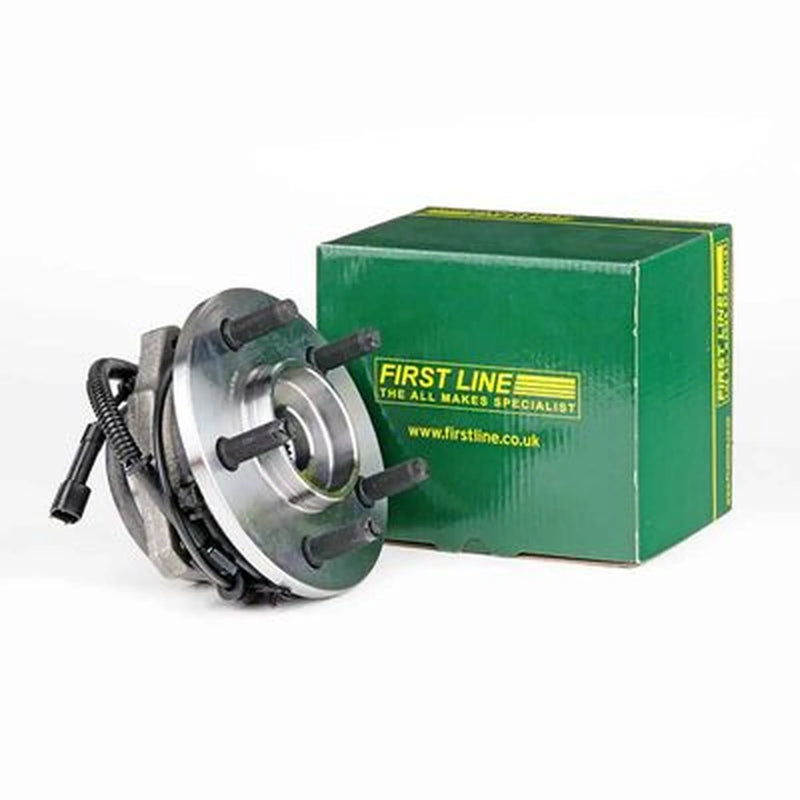 First Line 2 x Wheel Bearing Kits fits Jeep Cherokee 2001-2008 2.4 2.5 2.8 3.7