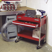 Sealey Trolley 2-Level Heavy-Duty with Lockable Drawer CX101D Sealey - Dynamic Drive