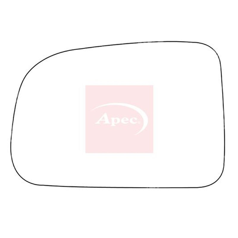 Apec Exterior Wing Mirror Glass Left fits Honda Cr-V 2001-2007 2.0 2.2