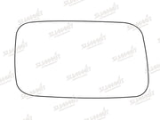 Summit Stick-On Standard Mirror Glass fits Fiat Cinquecento RHS Summit - Bars 4 Cars