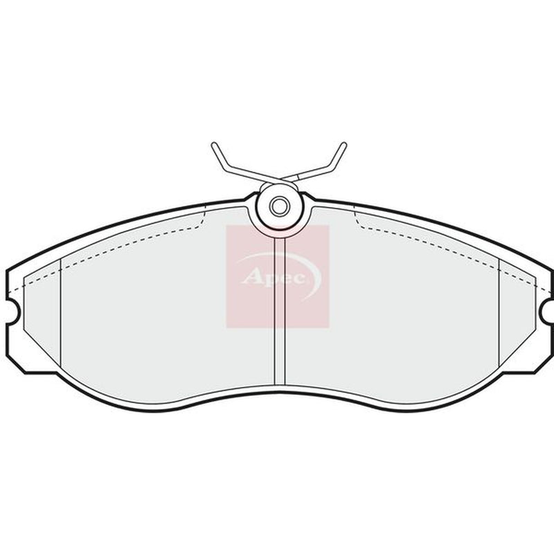 Apec Front Brake Pad Set fits Ford Maverick 1993-1998 2.4 2.7