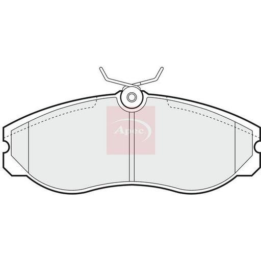 Apec Front Brake Pad Set fits Ford Maverick 1993-1998 2.4 2.7