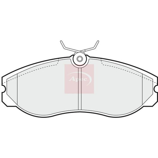 Apec Front Brake Pad Set PAD806
