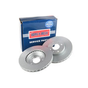 Borg & Beck Front & Rear Brake Discs & Pads fits Fiat Stilo 2004-2006 1.9