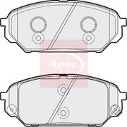 Apec Front Brake Vented Discs & Pads fits Hyundai IX55 2008-2012 3.0 3.8